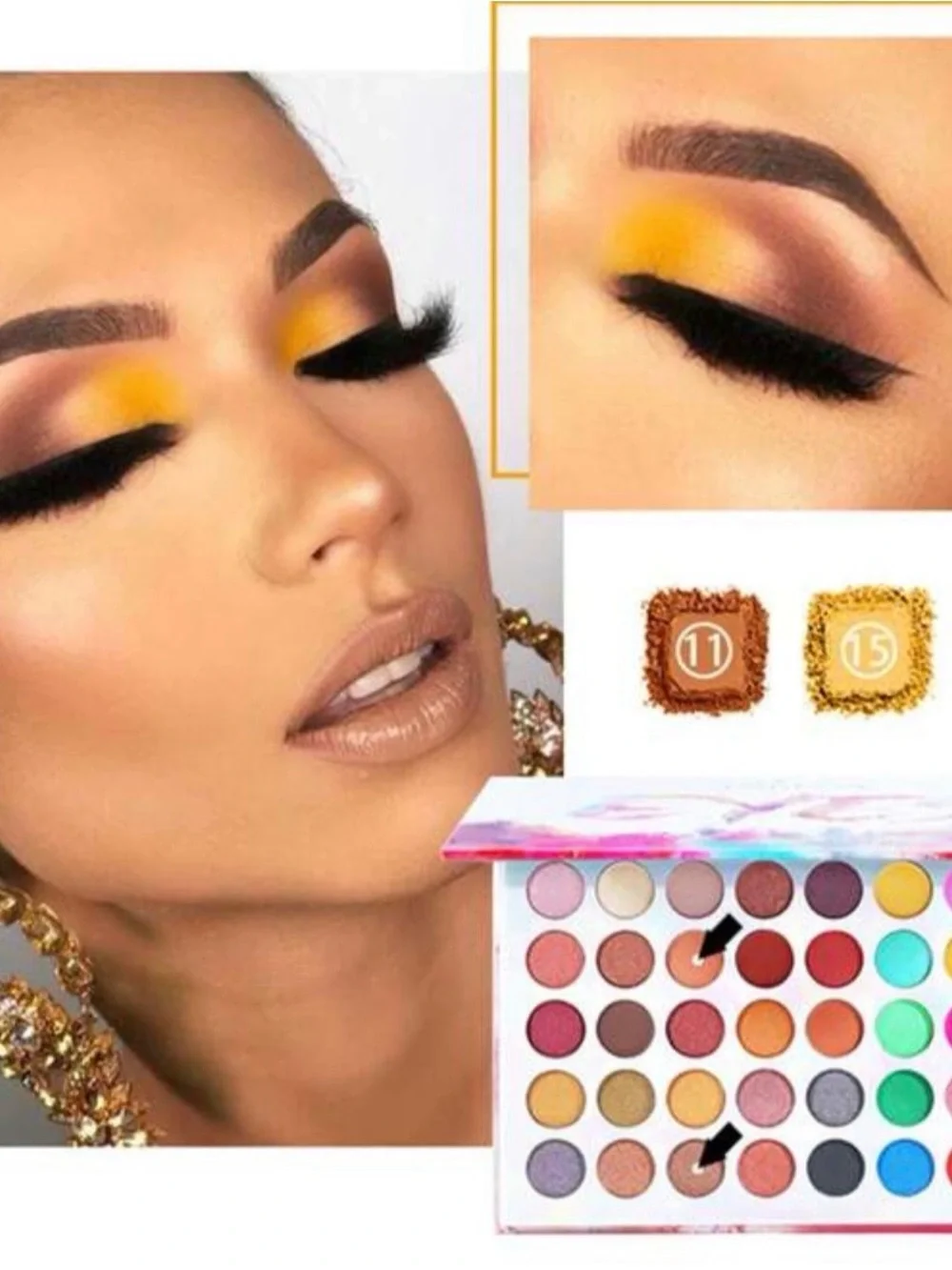 Colorful Eyeshadow Palette - Multi-Color Makeup Set